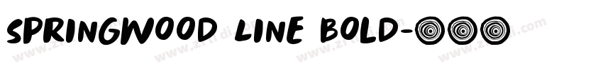 Springwood Line Bold字体转换 Springwood Line Bold字体转换